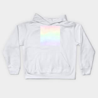 Rainbow Pastel Watercolor Gradient Kids Hoodie